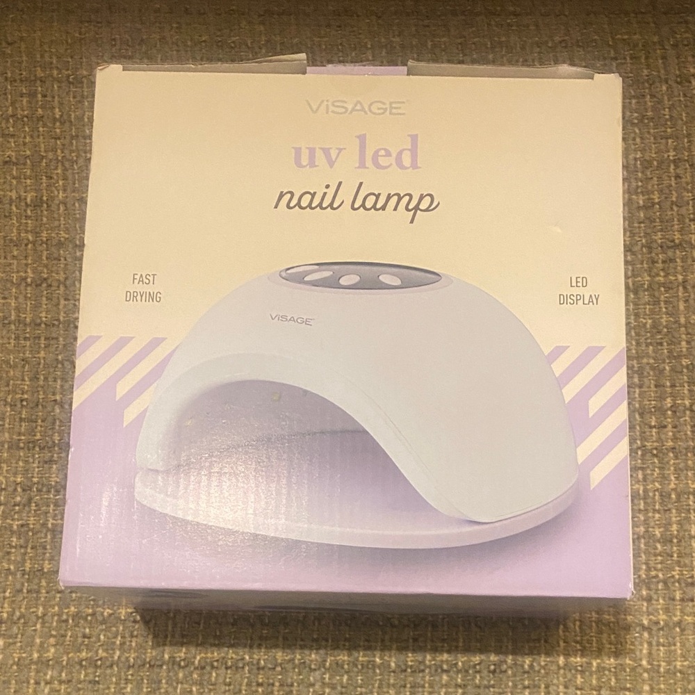 UV Sage Violet LED nail lamp by Visage - new in box